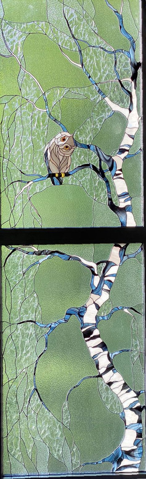 Витраж в окне